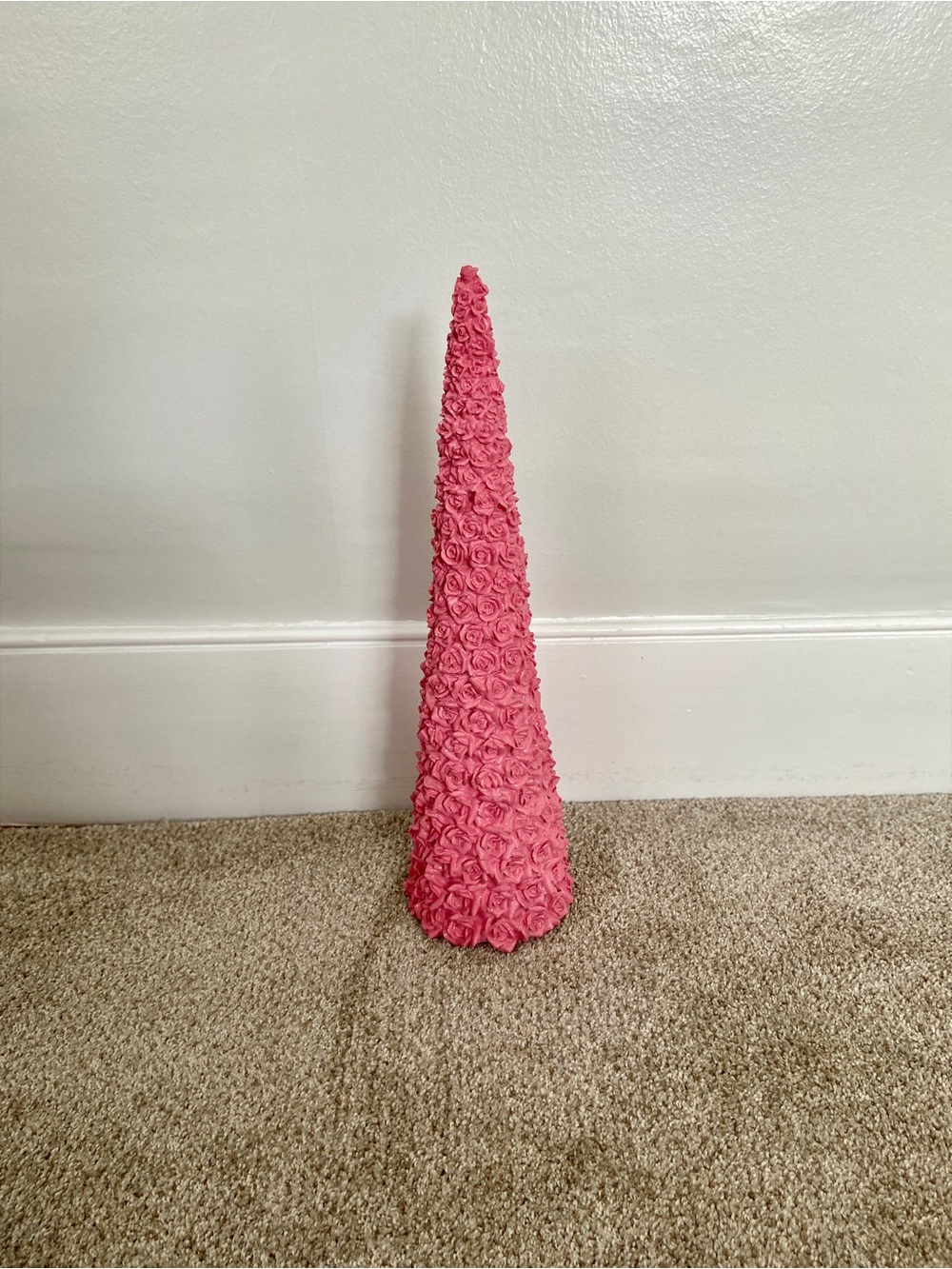 HTF Rare NWOT Cupcakes & Cashmere Pink Rose 18" Valentines Day Tree